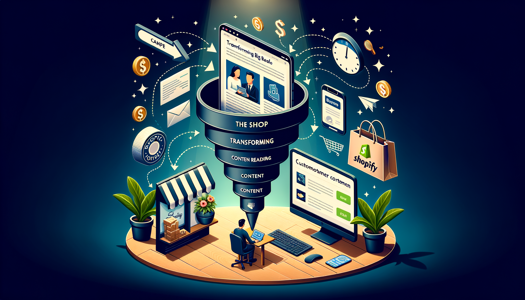 Creating a Content Funnel to Convert Blog Readers into Shopify Buyers